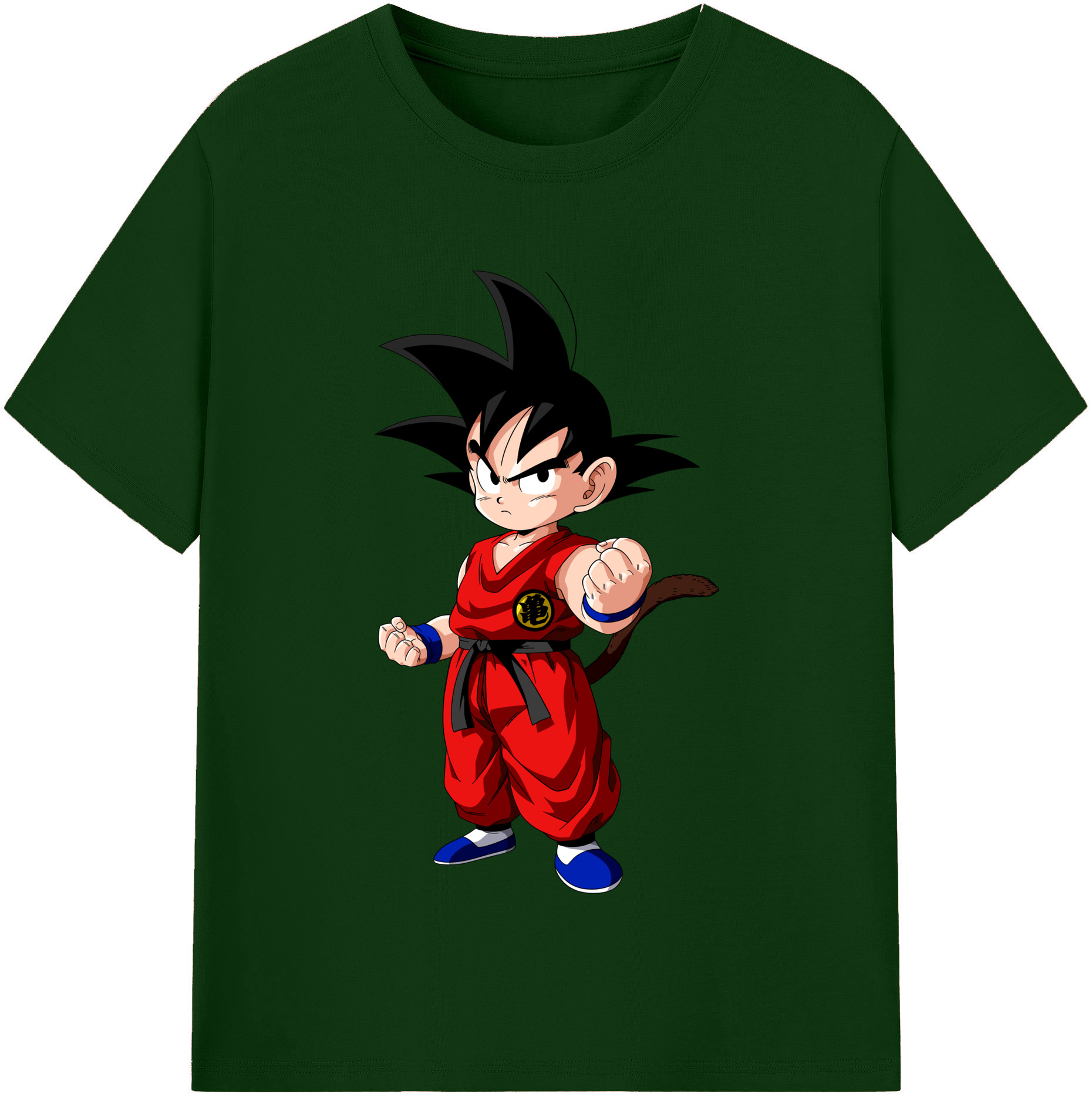 （画像用） ドラゴンボール 孫悟空（そん ごくう）Son Goku カカロット DRAGON BALL Kakarotto 綿100％半袖Tシャツ（フロントプリント）